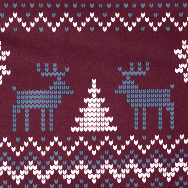 Set božićne posteljine 160x200 od mikrovlakana, ukrašen božićnim printom