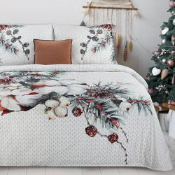 Božićni set posteljine 160x200 od visokokvalitetnog pamučnog satena