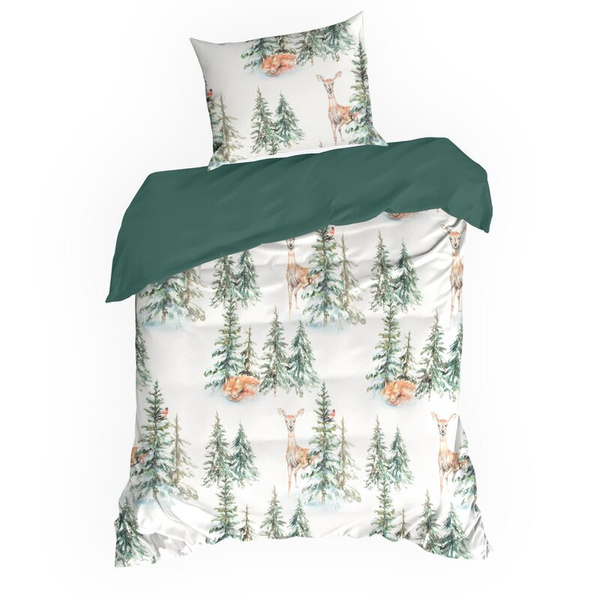 Božićna posteljina 220x200 cm, ranforce pamuk