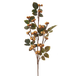 Ukrasni cvijet od foamiran pjene FLORE 740 99 CM JASNOBRĄZOWY