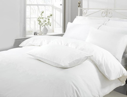 Pamučna plahta glat hotelska 240x270 bijela 145 GSM EXCLUSIV