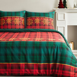 Božićna posteljina 140x200 cm, ranforce pamuk