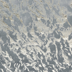 Tamno siva, zlatna zavjesa sa sjajnim printom od baršunaste tkanine 140x250  DORIS 