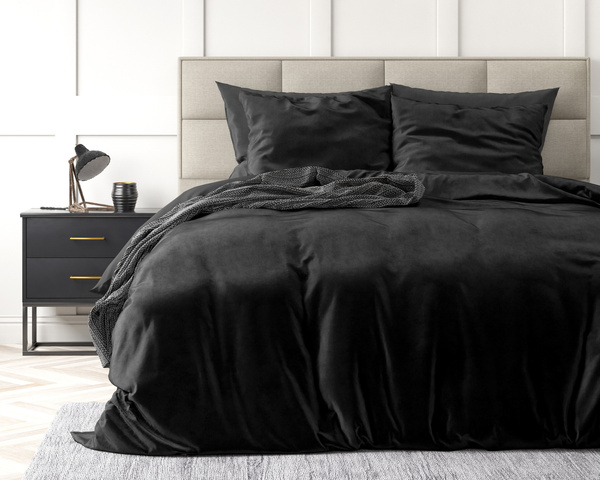 Baršunasta posteljina 240x220 mikroperkal Velvet Uni
