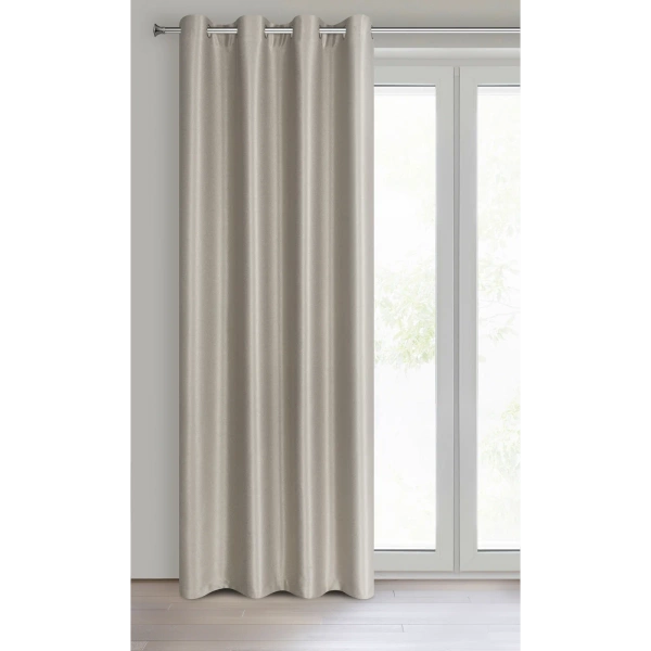 Zavjesa od blackout tkanine sa sjajnim koncem 140x250 Selina bež boja