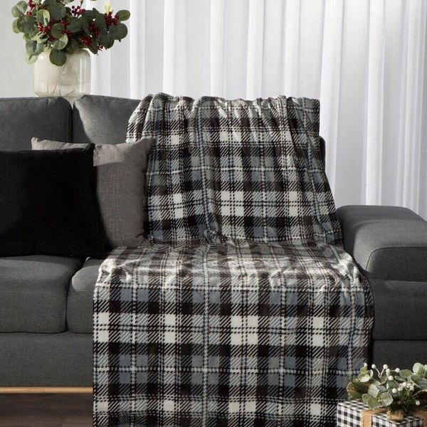 Božićna deka s motivom kocke 150x200 Santa