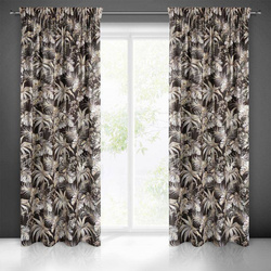 Zavjesa gotova  rodos trakasta 140x270 cm crna