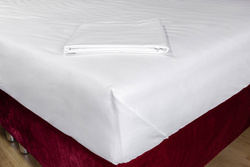 Donja plahta 200x250 glat hotelska platno 150 gr./m2 bijela 