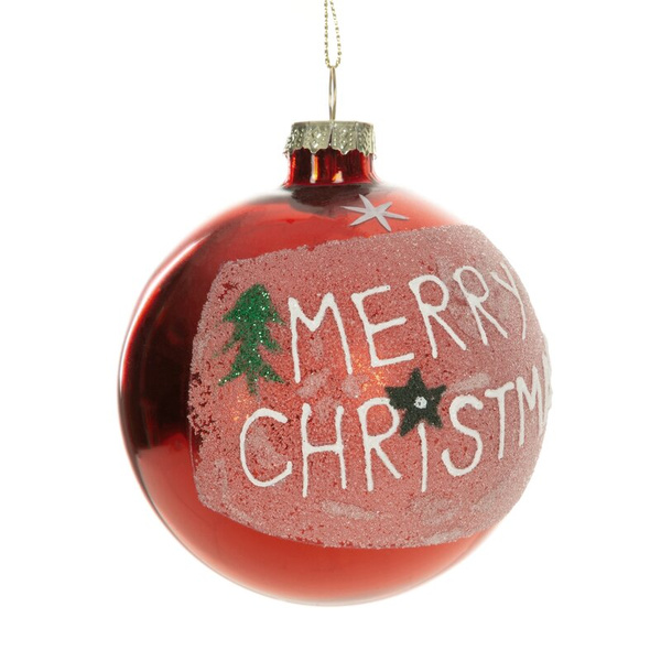 Staklena kugla za božićno drvce ∅ 8cm