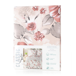 Posteljina 140x200 cm od pamučnog satena s cvjetnim uzorkom SPRING