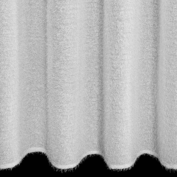 Zavjesa 140x250 AGIS ukrašena dlakavim dodatkom