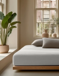 Muslin plahta s gumicom 180x200 + 30 cm, Dreamhouse Muslin