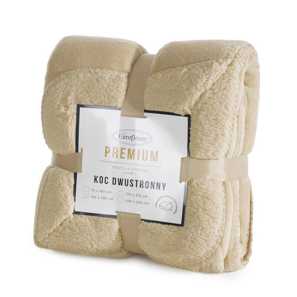 Dvostrana dekica izrađena od čarobno mekane bukle i nježnog flisa 200x220 Tedy