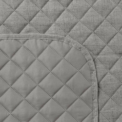 Prekrivač s lanenom strukturom prošiven metodom vrućeg prešanja u geometrijskom uzorku 170x210 Len 1