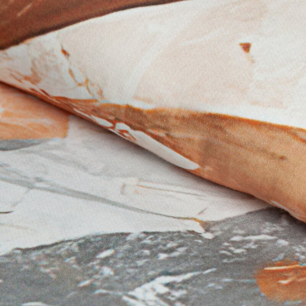 Posteljina 160x200 cm od  egipatskog pamučnog makosatina, s dizajnerskim printom Eve Minge