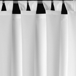 Zavjesa za terasu 155x200 boja bijela od nepromočive tkanine sa čičak trakama GARDEN