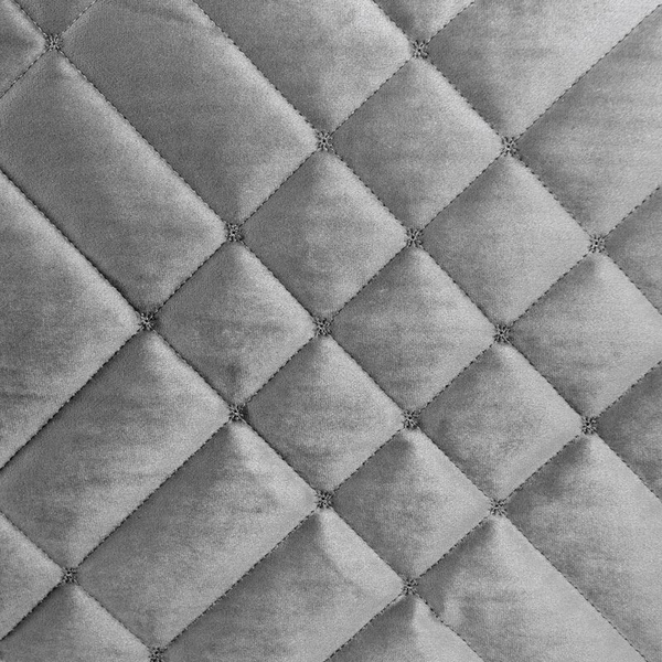 Baršunasti prekrivač za krevet 200x220 cm s geometrijskim šavovima RIA 6