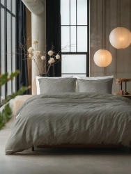 Pamučna posteljina 140x200/220 Sleeptime Pure Mellow Stone