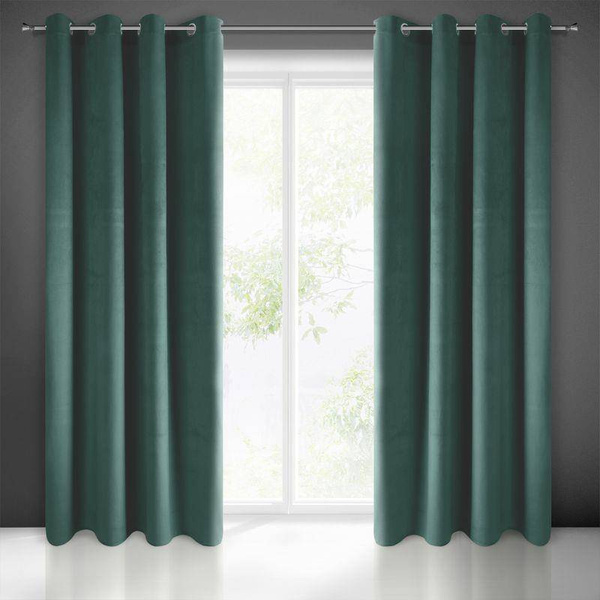 Gotova zavjesa od glat baršuna 140x250 težine 215 g/m2 Pierre
