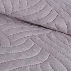 Prekrivač koji imitira lan 220x240 cm s geometrijskim uzorkom, LEN Design 91