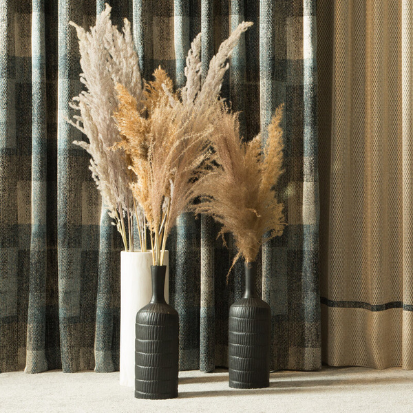 sušena pampas trava, 75 cm krem prirodna sušena, hrpa oko 12 kom