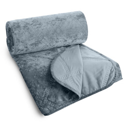 Baršunasti prekrivač za krevet 170x210 cm ukrašen prošivanjem Velvet  1