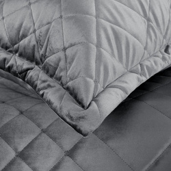 Baršunasti prekrivač za krevet 200x220 cm s geometrijskim šavovima RIA 6