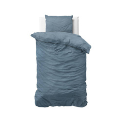 Plava pamučna posteljina 240x220 pakirana u atraktivnu Stone Washed vrećicu