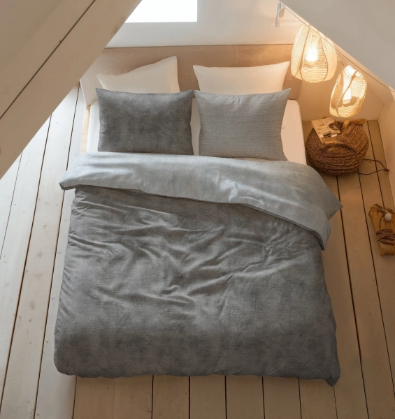 Posteljina od flanela 200x220 bež, mekana na dodir Washed Cotton