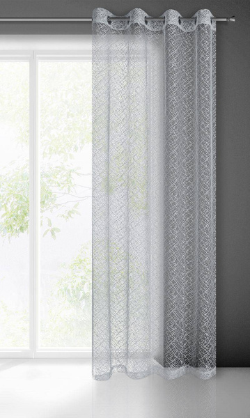 Zavjesa sa strukturom paukove mreže 140x250 Mirren