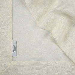 Nadstolnjak 40x200 s nježnim uzorkom lišća od tkanine protkane zlatnim nitima i elegantnom duplom trakom Lilian