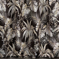 Zavjesa gotova  rodos trakasta 140x270 cm crna