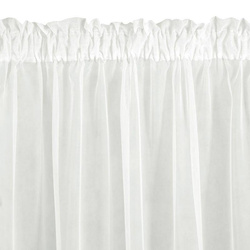 Gotova zavjesa krem sa strukturom fine kiše, horizontalni uzorak140x250 trakasta Rebecca