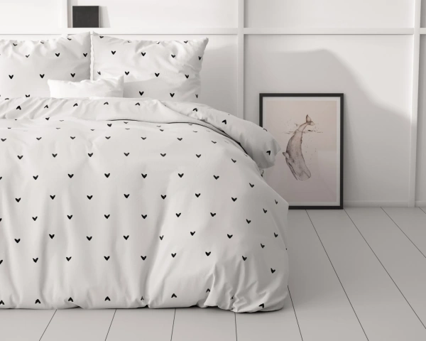 Set posteljine 140x220 od mikrovlakana sa čistim printom, nije potrebno glačanje