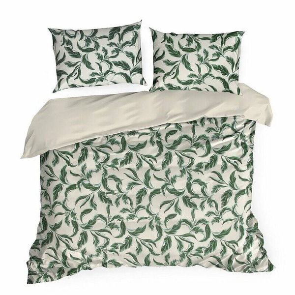 Set posteljine 160x200 od pamučnog satena s motivom cvijeća NIKA