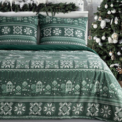 Božićna posteljina 140x200 cm, ranforce pamuk