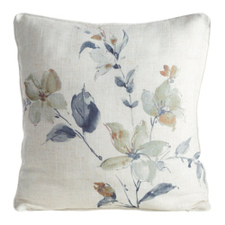 Dekorativna jastučnica 45x45 s lanenom strukturom i ukrasnim rubom LEN