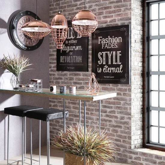 Viseće svjetiljka LUCY u industrijskom stilu od metala, lampa Lucy 03