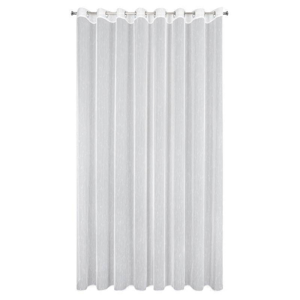 Zavjesa s nježnim prugama 350x250 cm bijela boja Pilar