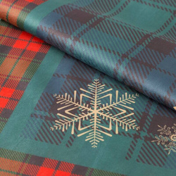 Nadstolnjak 40x140 s motivom karira i pahulja Star