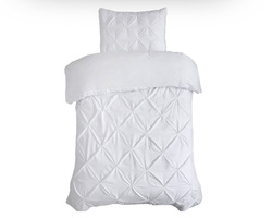 Pamučna bijela posteljina za apartmane 240x220 Salvador