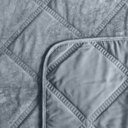 Baršunasti prekrivač za krevet 170x210 cm ukrašen prošivanjem Velvet  1