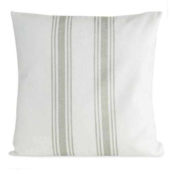 Pamučna jastučnica s dodatkom lana, ukrašena suptilnim printom pruga LEN 23