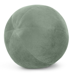 Ukrasni jastuk, kugla O 24 cm od baršuna s kontrastnim rubom Gaja  