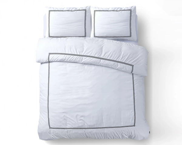 Elegantna bijela posteljina 140x200/220 Brata White
