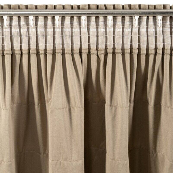 Zavjesa 140x270 na traci AURA s volanima