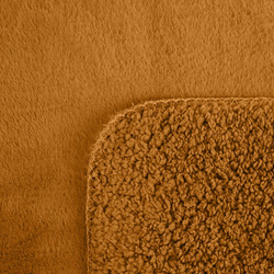 Zimska deka 170x210 cm, dvostrani prekrivač od ugodnog krzna i tkanine s uzorkom janjeće kože, NINA Premium