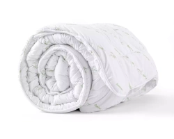 SET poplun i jastuk od bambusa u bijeloj boji 140X220 cm i jastuk 60x70 cm