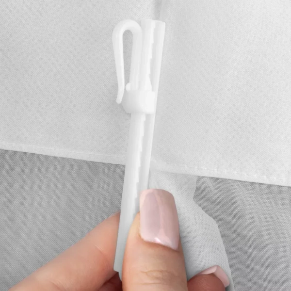 Zavjesa od glatkog mat voala 80x270 cm FLEX 1:1,5 - Lucy