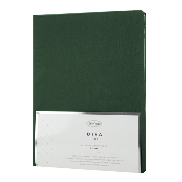 Plahta za visoki madrac 160x200 cm + 40cm pamučni saten 125 g/m2 Diva Line